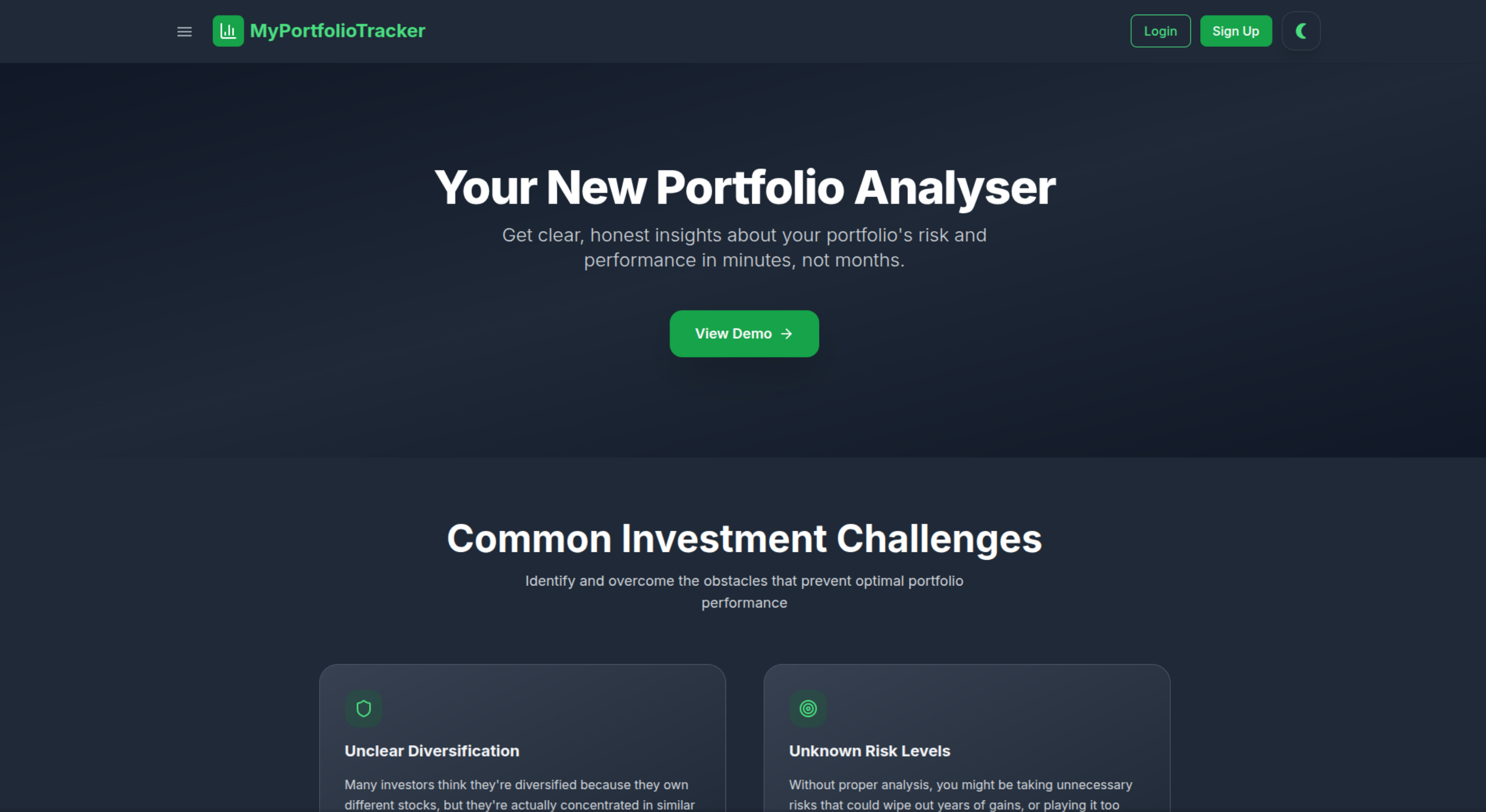 MyPortfolioTracker screenshot
